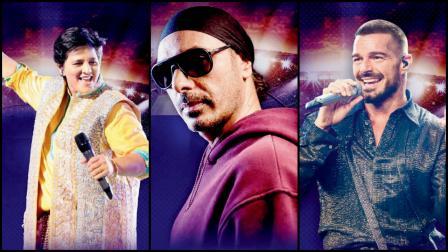 દાંડિયા-ક્વીન ફાલ્ગુની પાઠક, સુખબીર અને ગ્લોબલ સ્ટાર રિકી માર્ટિન