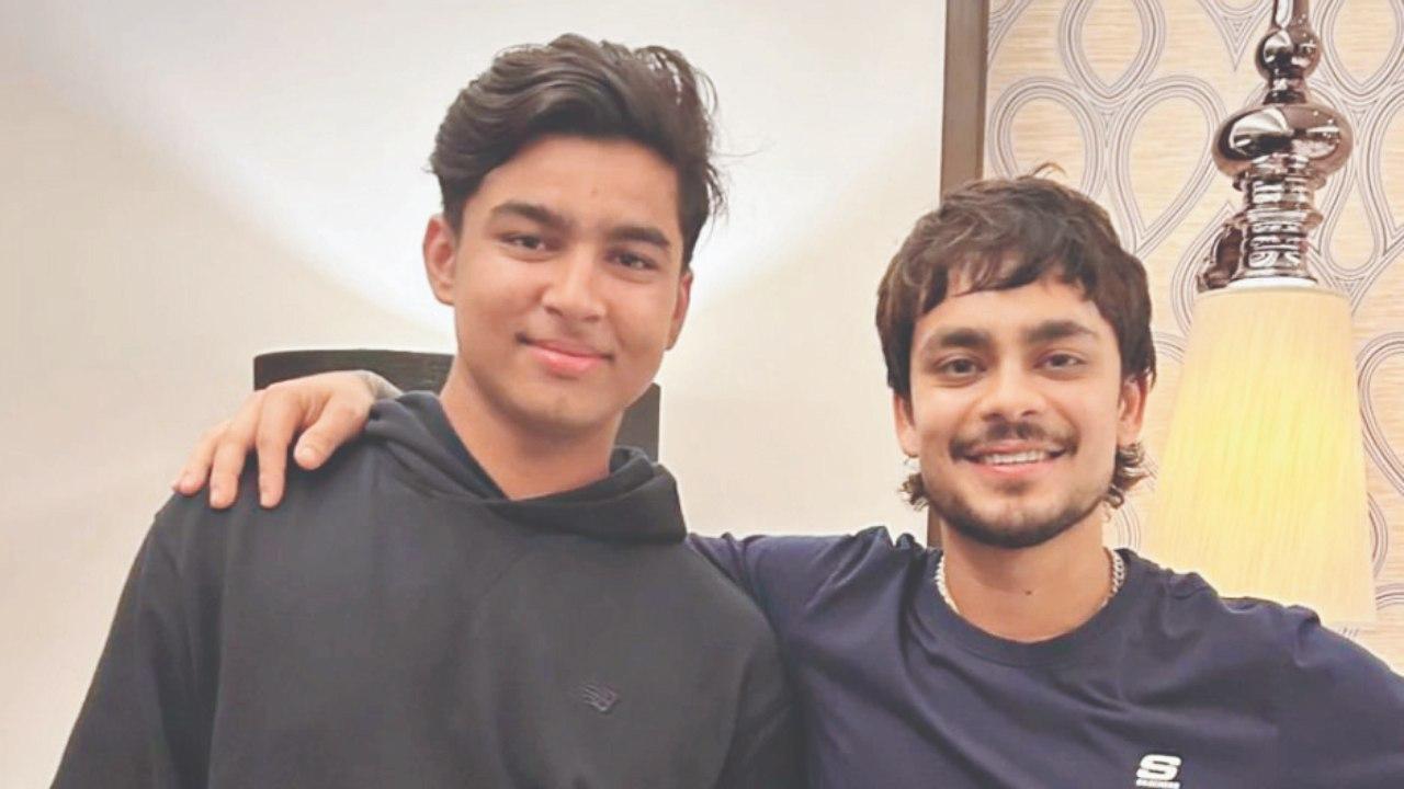 સેમી-ફાઇનલનો આનંદ માણ્યા બાદ ઈશાન કિશનને મળ્યો વૈભવ સૂર્યવંશી