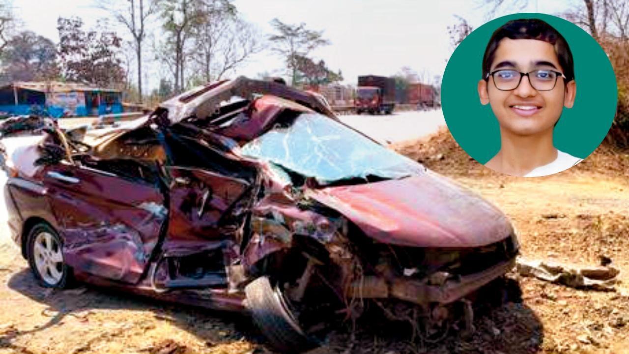 ટ્રકની ટક્કર લાગતાં કચ્ચરઘાણ બનેલી આ કારને લીધે યુવા મુનિ નમ્રરત્નવિજયજી કાળધર્મ પામ્યા હતા