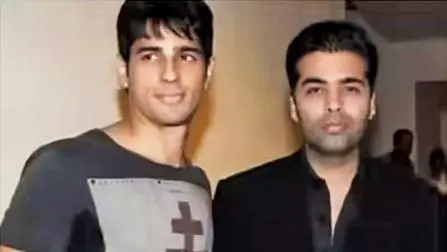 સિદ્ધાર્થ મલ્હોત્રા અને કરણ જોહર