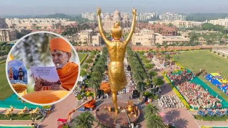 નીલકંઠ વર્ણીની ૧૦૮ ફૂટ ઊંચી ભવ્ય મૂર્તિનો પ્રતિષ્ઠા મહોત્સવ સંપન્ન થયો