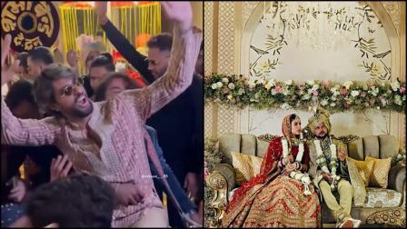 કુલદીપ યાદવના લગ્નમાં તિલક વર્મા ઝૂમી ઉઠ્યો (તસવીર: સોશિયલ મીડિયા અને એજન્સી)