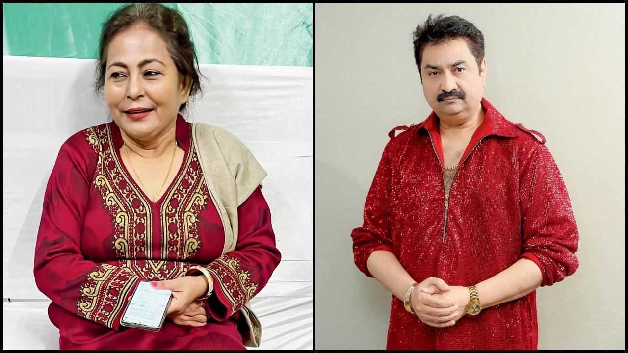 ભૂતપૂર્વ પત્ની રીટા ભટ્ટાચાર્ય અને કુમાર સાનુ