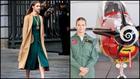 ઍર ફોર્સ તાલીમ દરમ્યાન પિલાટસ PC-21 વિમાનમાં સોલો ફ્લાઇટ પૂર્ણ કરીને સ્પૅનિશ રાજપરિવારમાં આ સિદ્ધિ મેળવનારી પ્રથમ મહિલા બની પ્રિન્સેસ લિઓનોર.