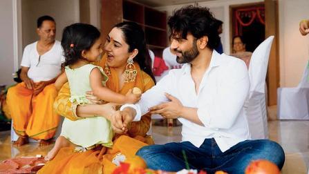 રાહુલ વૈદ્ય અને દિશા પરમારે ગુઢીપાડવાએ ૯ કરોડ રૂપિયાના નવા ઘરમાં કર્યો ગૃહપ્રવેશ