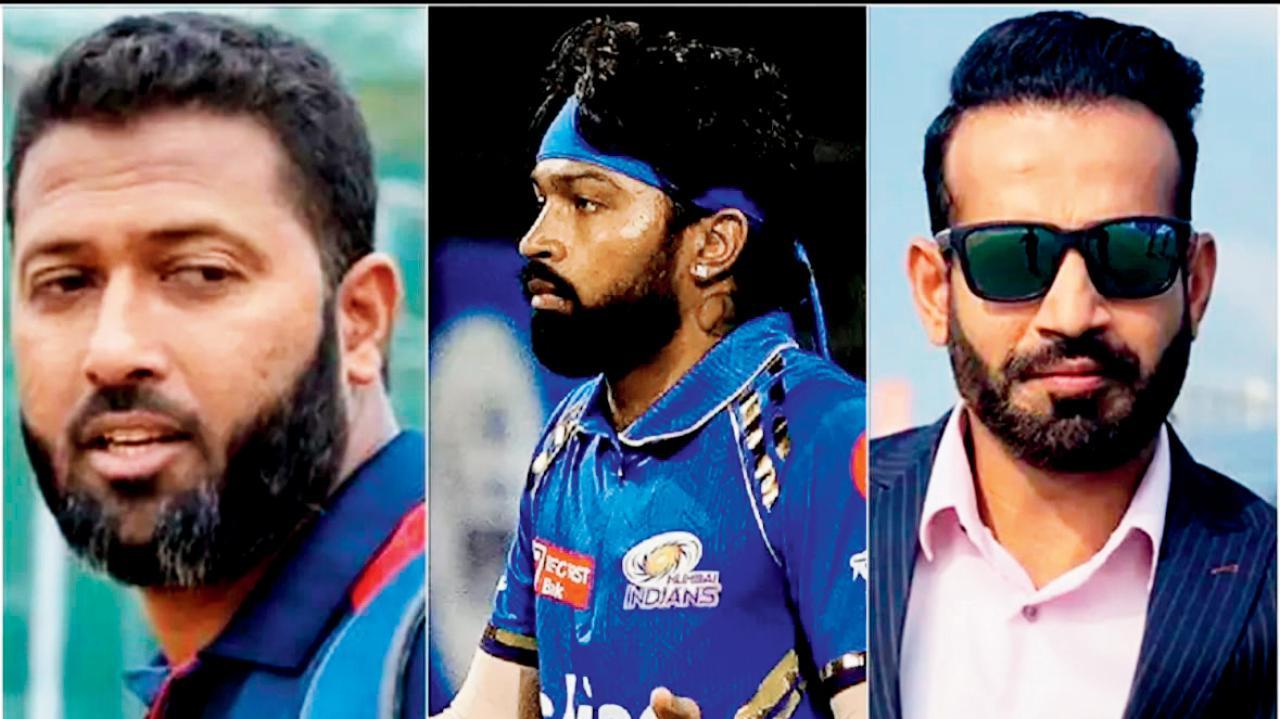 વસીમ જાફર હાર્દિક પંડ્યા અને ઇરફાન પઠાણ