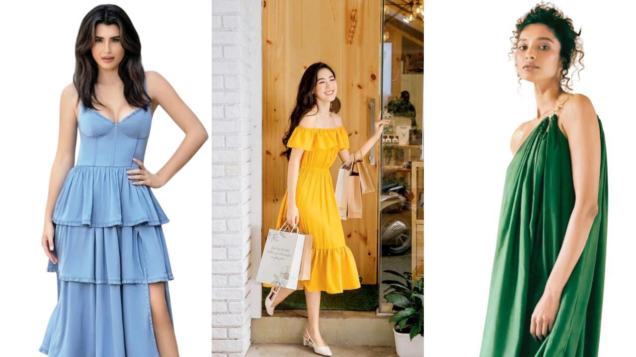 ઑફ-શોલ્ડર ડ્રેસ