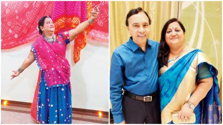 દીપ્તિ દોશી પતિ સાથે