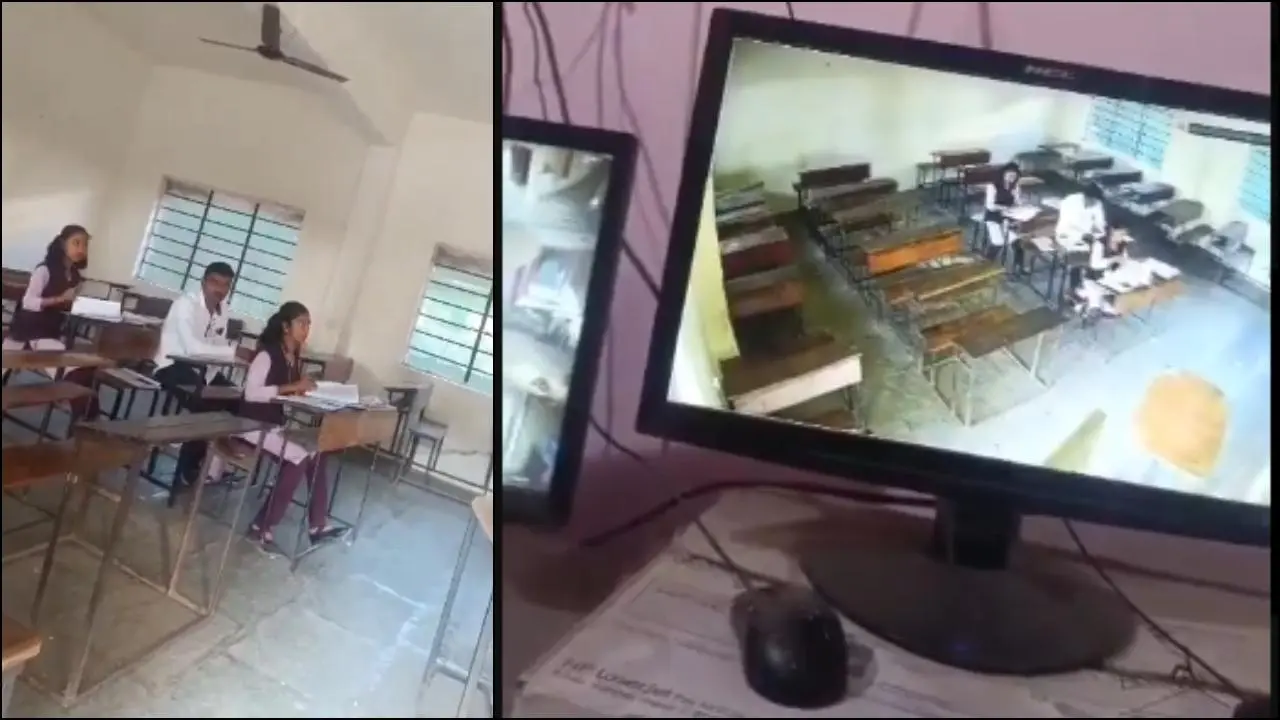 વીડિયોમાંથી લેવાયેલ સ્ક્રીનગ્રૅબનો કૉલાજ