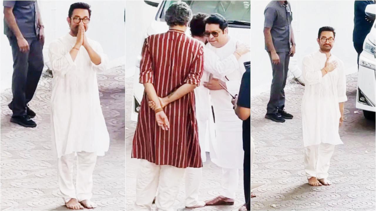 ઈદની શુભેચ્છા આપવા આવેલા રાજ ઠાકરેને વળાવવા માટે ખુલ્લા પગે ઘરની બહાર આવી ગયો આમિર ખાન