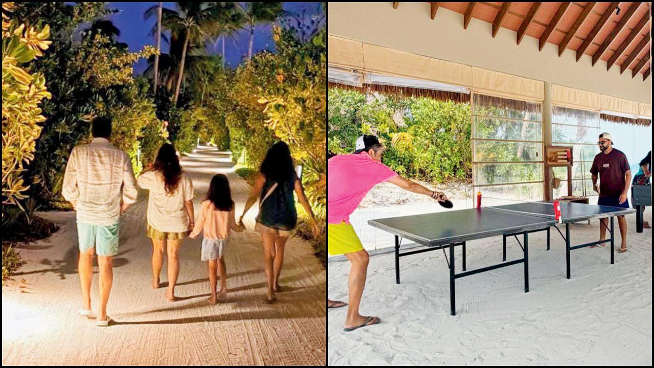 IPL 2026 પહેલાં મૉલદીવ્સમાં ફૅમિલી સાથે વેકેશન માણી આવ્યો રોહિત શર્મા