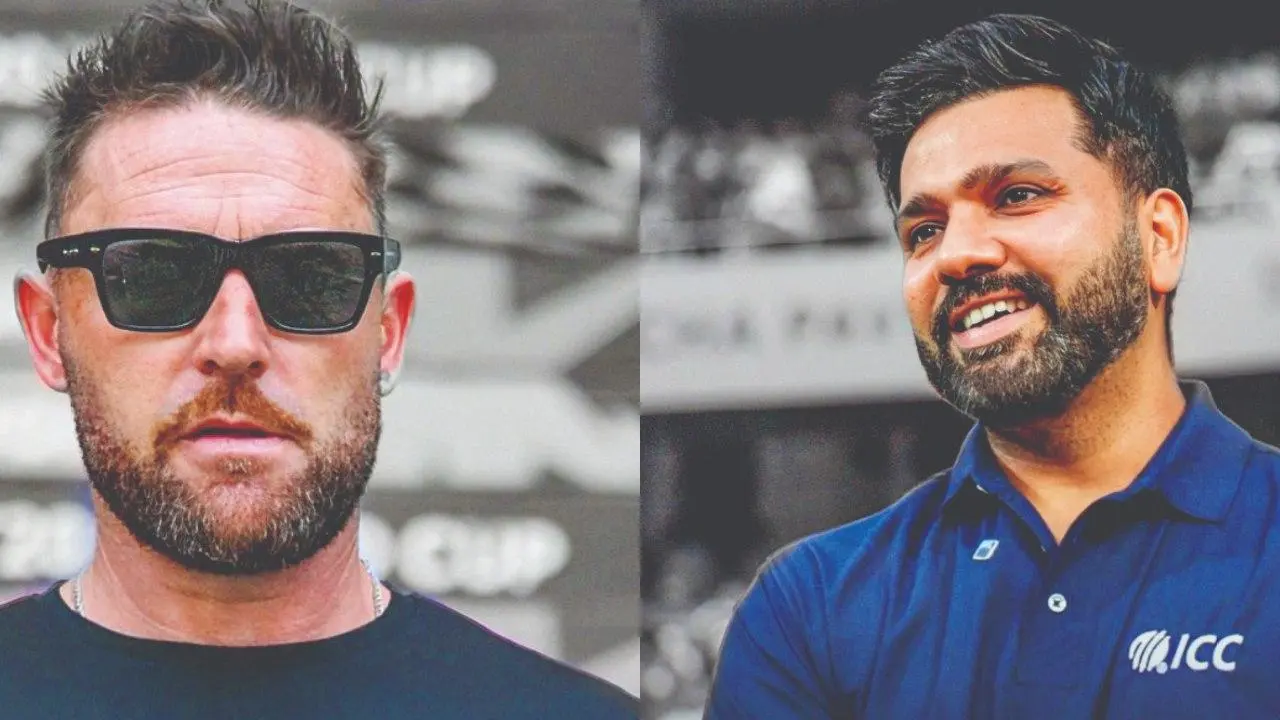 ઇંગ્લૅન્ડના હેડ કોચ બ્રેન્ડન મૅક્લમે વજન ઘટાડવા વિશે મજાક કરીને રોહિત શર્માને પૂછ્યું...