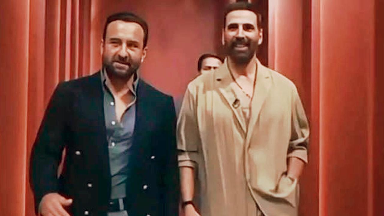 સૈફ અલી ખાન અને અક્ષય કુમારની ફાઇલ તસવીર