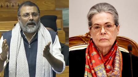 ભાજપના સાંસદ નિશિકાંત દુબે અને કૉંગ્રેસ નેતા સોનિયા ગાંધી