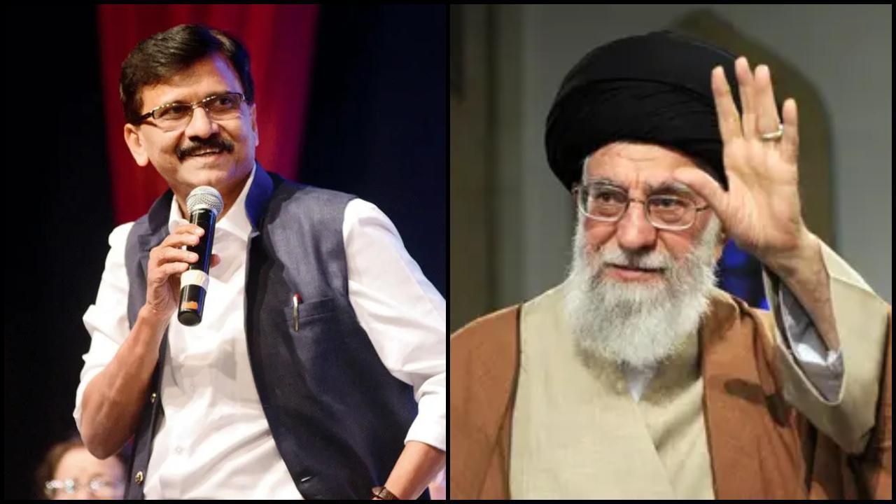 સંજય રાઉત અને ઈરાનના સુપ્રીમ લીડર  આયાતુલ્લાહ અલી ખામેની