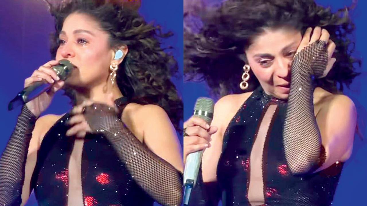 સુનિધિ સ્ટેજ પર જ ભાવુક બની ગઈ