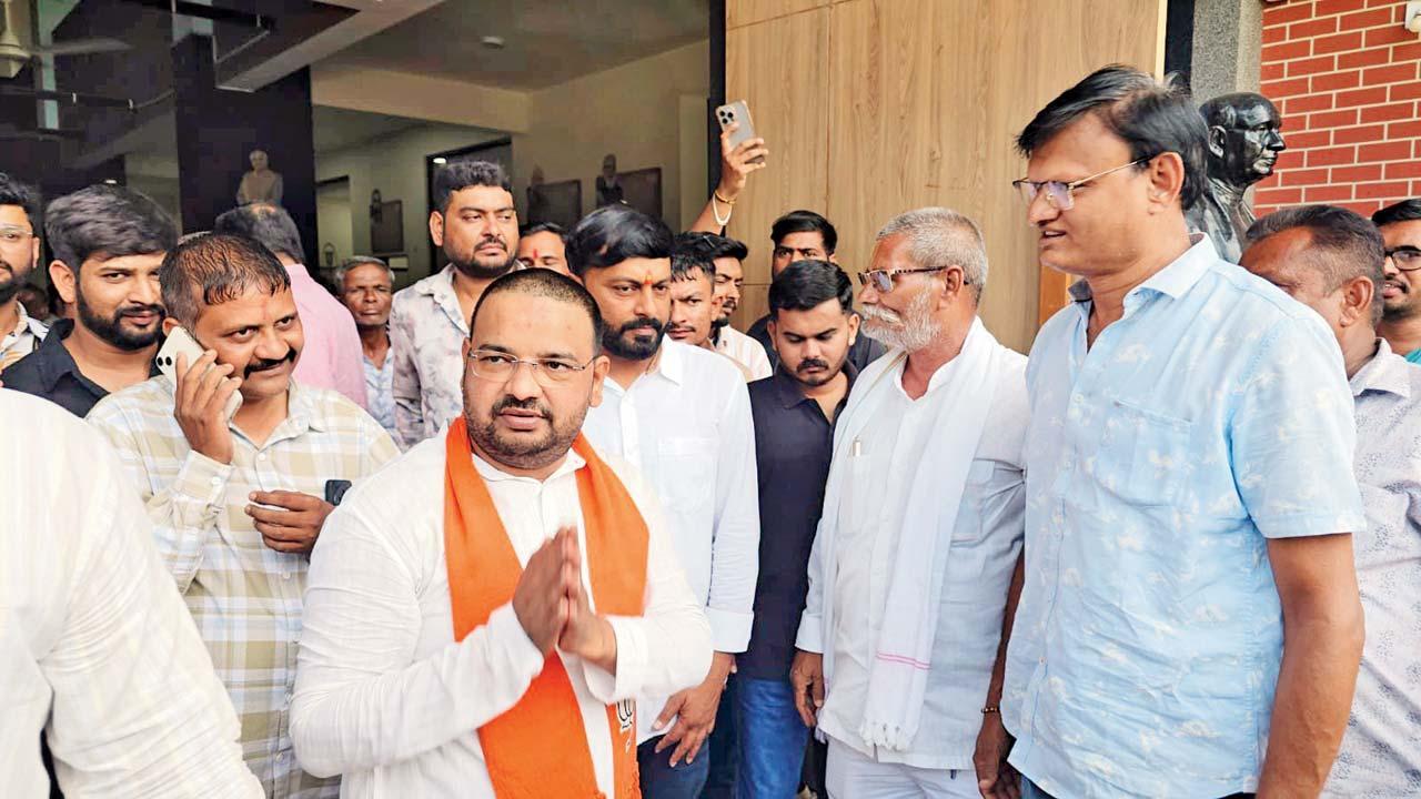 BJPએ જાહેર કરેલા ઉમેદવાર હર્ષદ પરમાર. 