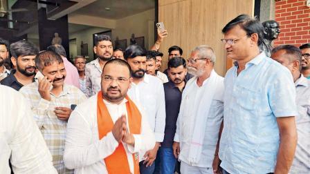 BJPએ જાહેર કરેલા ઉમેદવાર હર્ષદ પરમાર. 