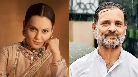 કંગના રનૌત અને રાહુલ ગાંધી ફાઇલ તસવીર (સૌજન્ય: મિડ-ડે)