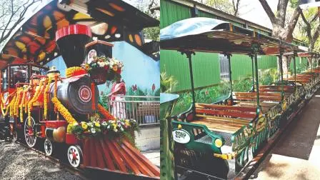 નૅશનલ પાર્કની ટૉય ટ્રેન વનરાણી ફરી દોડતી થઈ