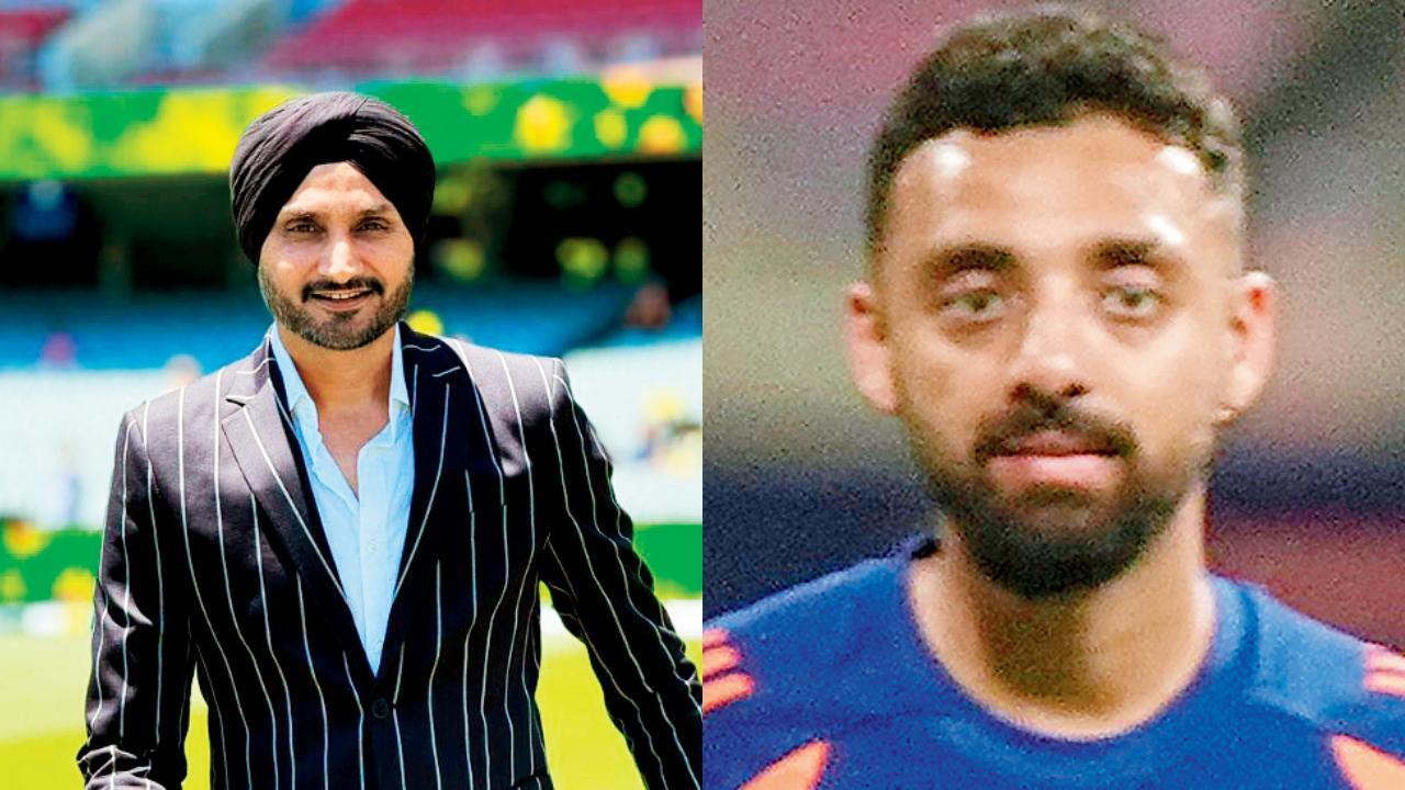 હરભજન સિંહ અને વરુણ ચક્રવર્તી