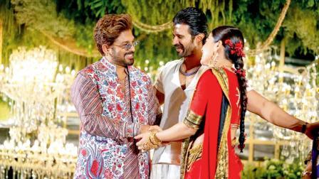 રશ્મિકા મંદાના અને વિજય દેવરકોંડાના રિસેપ્શનમાં અલ્લુ અર્જુન