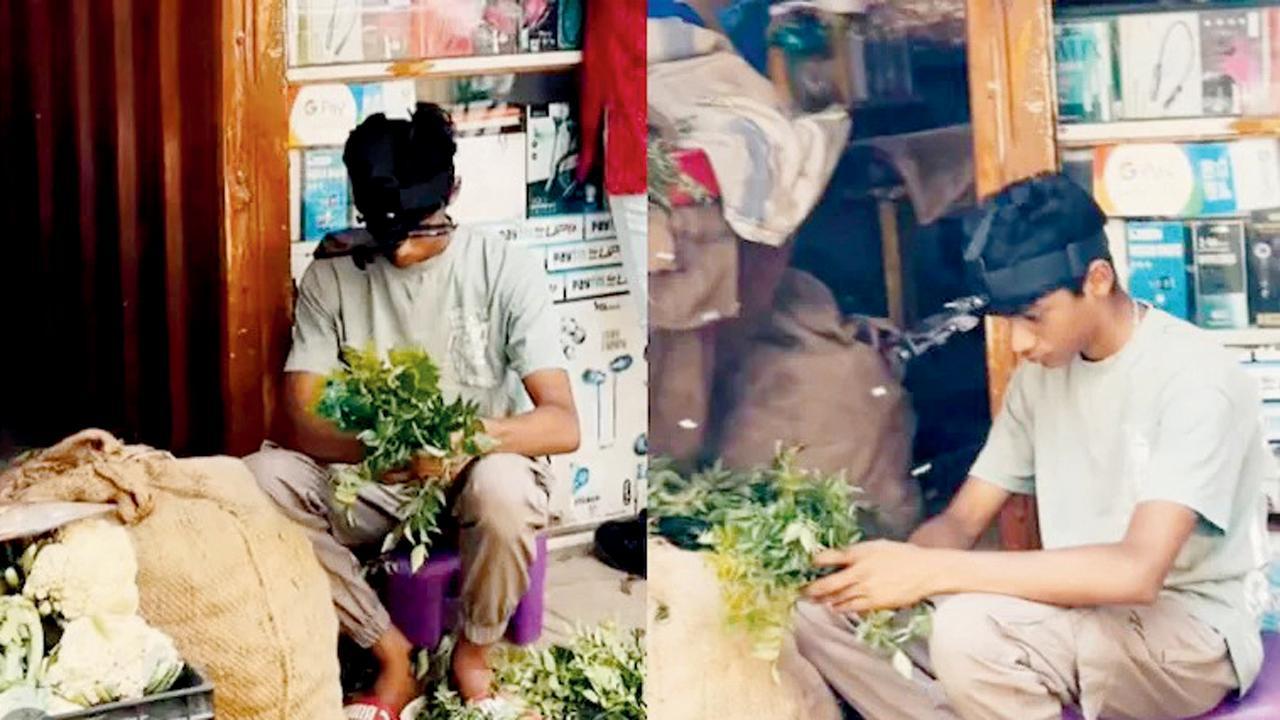 આ ભાઈ માટે માથે પહેરેલું ડિવાઇસ એ કોઈ રમત કે શોખ નથી પણ કમાણીનું માધ્યમ છે