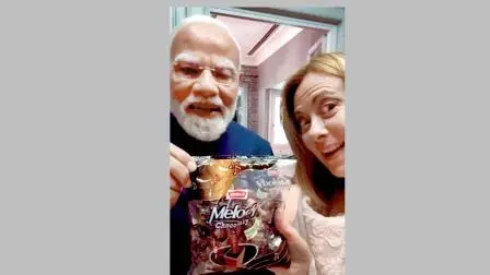 નરેન્દ્ર મોદી લઈ ગયા મેલડી બ્રૅન્ડની ટૉફી