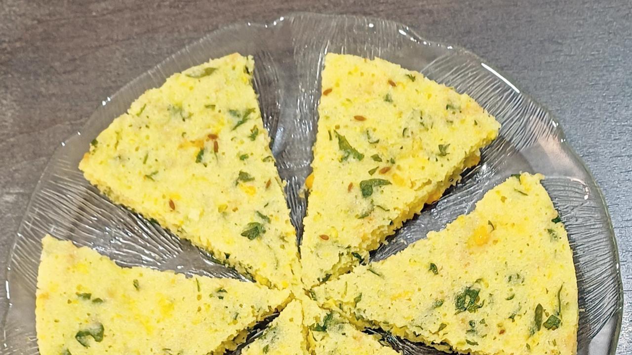 સ્વીટ કૉર્ન મેથી ઢોકળાં