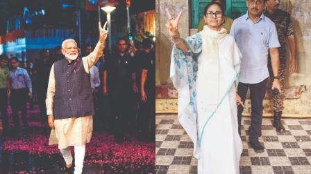 નરેન્દ્ર મોદી અને મમતા બેનરજી