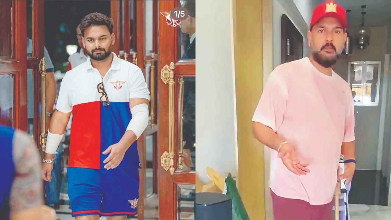 રિષભ પંત પાસેથી ગૉલ્ફ સ્ટિક મેળવ્યા બાદ યુવરાજ સિંહે ૭ ચેલાઓને બેશરમ કહ્યા