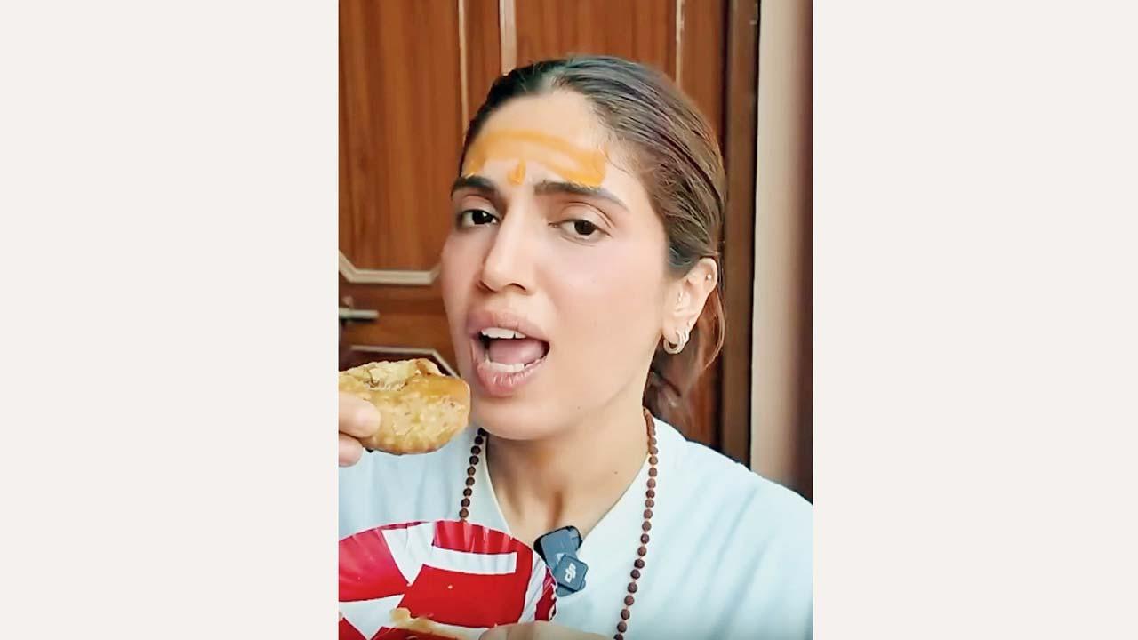 ભૂમિએ ફૂડ-બ્લૉગ પણ શૂટ કર્યા હતા