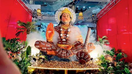 લખનઉમાં 24 ફૂટ ઊંચી હનુમાનજીની પ્રતિમા