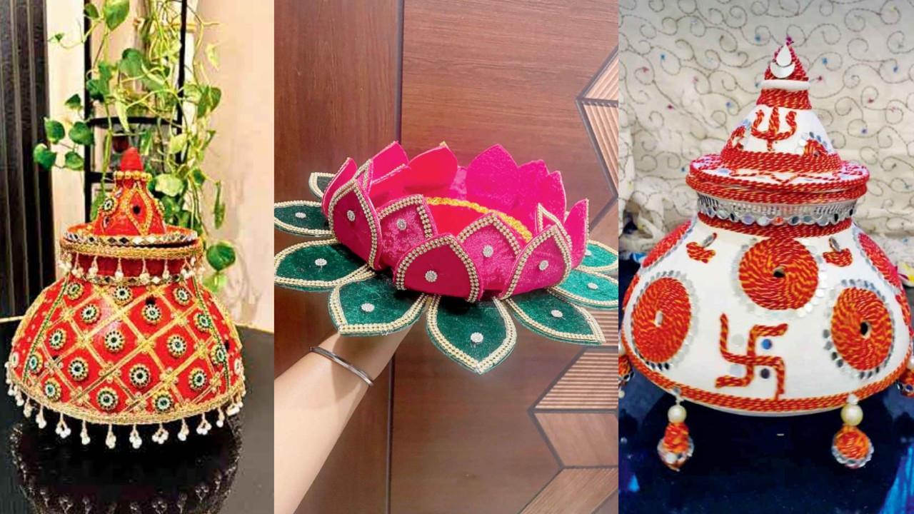 આ વખતે પૉપ્યુલર શું છે?: આ વર્ષે નવરાત્રિમાં ગરબાની સજાવટમાં ટ્રેડિશનલ આર્ટ અને મૉડર્ન કલર પેલેટનો અદ્ભુત સમન્વય જોવા મળી રહ્યો છે. ગરબાપ્રેમીઓ અને માઈભક્તોમાં કેવી ડિઝાઇનો ટ્રેન્ડ કરી રહી છે એના પર નજર ફેરવી લો.