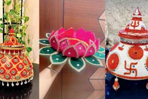 આ વખતે પૉપ્યુલર શું છે?: આ વર્ષે નવરાત્રિમાં ગરબાની સજાવટમાં ટ્રેડિશનલ આર્ટ અને મૉડર્ન કલર પેલેટનો અદ્ભુત સમન્વય જોવા મળી રહ્યો છે. ગરબાપ્રેમીઓ અને માઈભક્તોમાં કેવી ડિઝાઇનો ટ્રેન્ડ કરી રહી છે એના પર નજર ફેરવી લો.