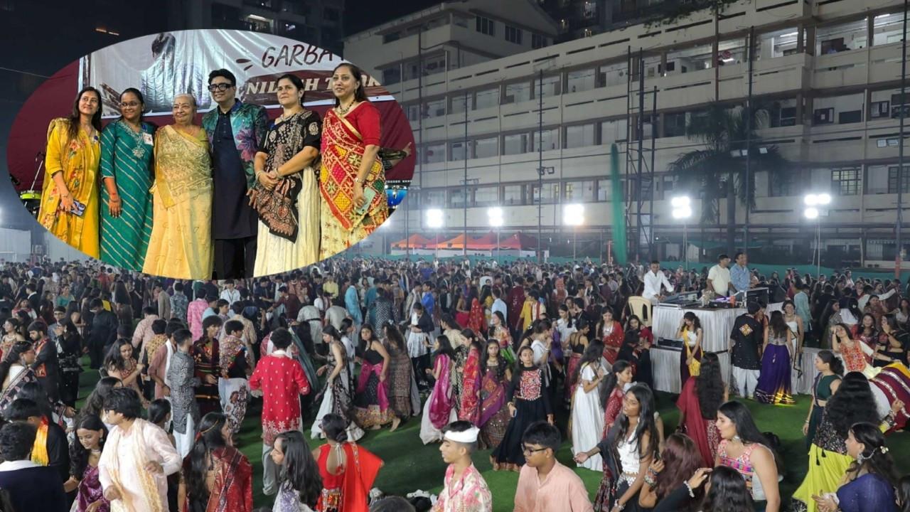 KES કૅમ્પસમાં ગરબે ઘૂમતાં સ્ટુડન્ટ્સ