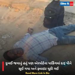 દુબઈ જવાનું હતું પણ ઍરપોર્ટના પાર્કિંગમાં દારૂ પીને સૂઈ ગયા અને ફ્લાઇટ ચૂકી ગઈ  