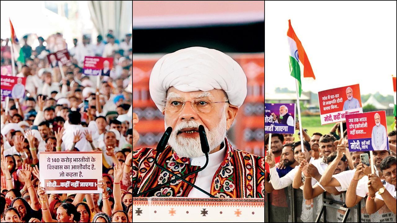 ભીલડીમાં નરેન્દ્ર મોદીએ સભા સંબોધી હતી.