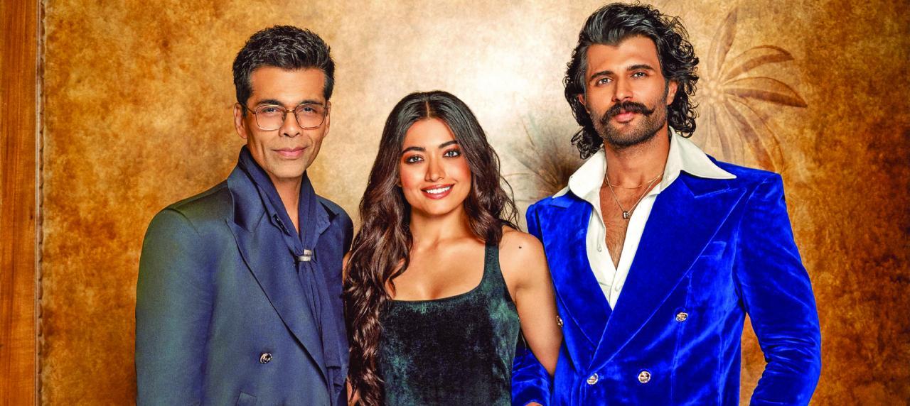 કૉફી વિથ કરણમાં રશ્મિકા મંદાના અને વિજય દેવરકોંડા