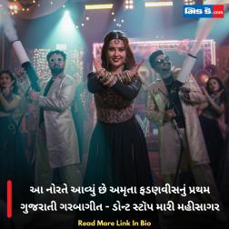 આ નોરતે આવ્યું છે અમૃતા ફડણવીસનું પ્રથમ ગુજરાતી ગરબાગીત - ડોન્ટ સ્ટૉપ મારી મહીસાગર