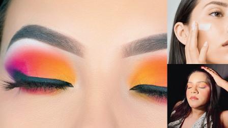 સોશ્યલ મીડિયા પર વાઇરલ થયેલો સનસેટ મેકઅપનો ટ્રેન્ડ ટ્રાય કર્યો?