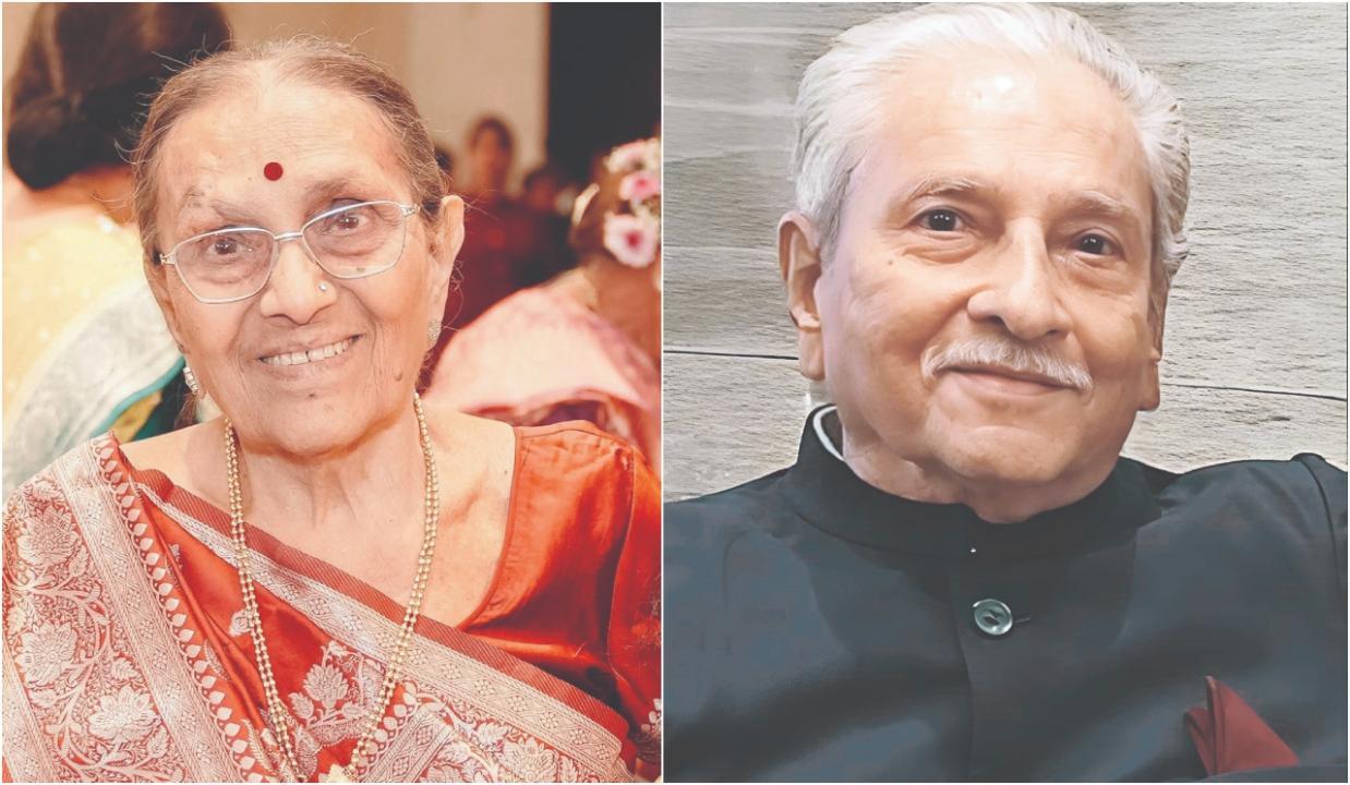 ભાનુબહેન ઉપાધ્યાય,  કિશોર ઉપાધ્યાય.