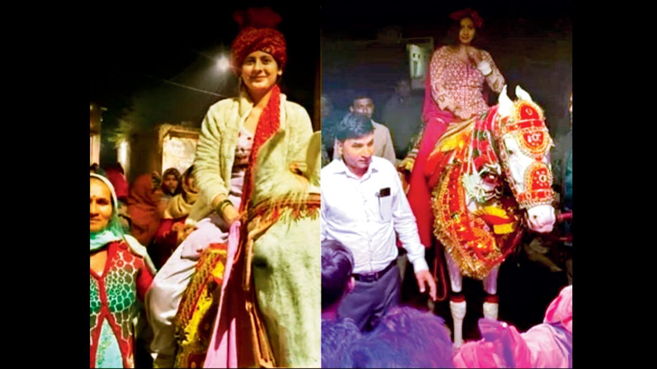 દીકરીને ઘોડીએ ચડાવીને પરિવારે દીકરો-દીકરી એકસમાનનો સંદેશ આપ્યો