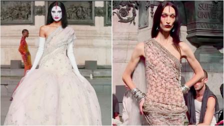 પૅરિસ ફૅશન વીકની મૉડલ્સ છે