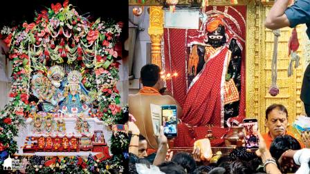 ડાકોર મંદિરમાં ભગવાન રણછોડરાયજીનાં દર્શન, અમદાવાદના ઇસ્કૉન હરેકૃષ્ણ મંદિરમાં શ્રીકૃષ્ણનાં દર્શન.