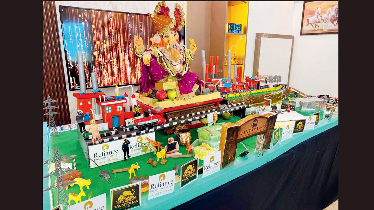 વનતારા ગણપતિ થીમ
