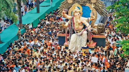 ચિંચપોકલીચા ચિંતામણિની  આગમનયાત્રા