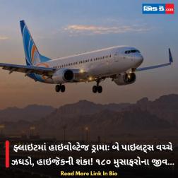 ફ્લાઇટમાં હાઇવોલ્ટેજ ડ્રામાઃ બે પાઇલટ્સ વચ્ચે ઝઘડો, હાઇજૅકની શંકા! ૧૮૦ મુસાફરોના જીવ…  