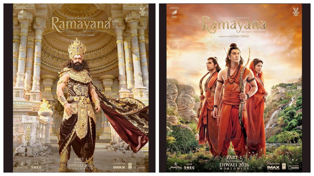 રામાયણનાં મુખ્ય પાત્રોનાં બે લેટેસ્ટ પોસ્ટર કરવામાં આવ્યાં રિલીઝ