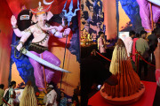 ઉત્સવ દરમિયાન, સાકીનાકા ચા મહારાજાના પંડાલમાં આવતા મુલાકાતીઓ માટે તે મુખ્ય આકર્ષણનું કેન્દ્ર બન્યો છે. (તસવીરો: સૈયદ સમીર આબેદી)